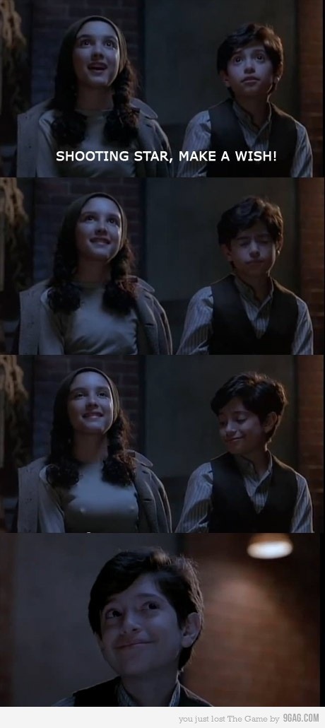 9gag:  Shooting star wish  m