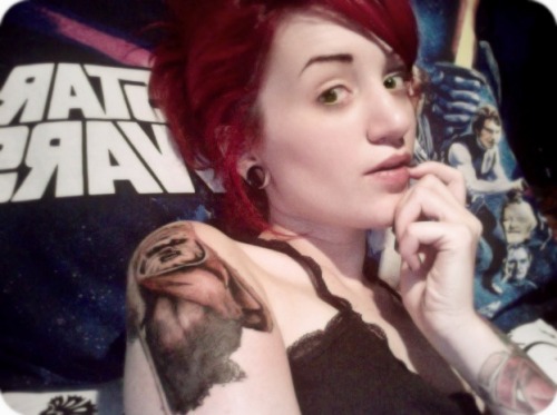 fuckyeahgirlswithtattoos: My newest addition (and the beginning of my Star Wars piece) WICKET! :D Ka