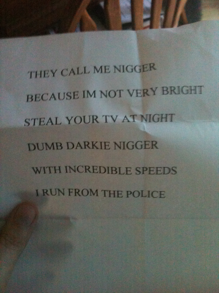 shrekfan420:  fiztheancient:  I found this while cleaning my room sry for the racism