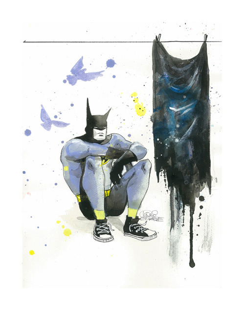 Love the tennies! lilobes:  nevver:  le Bat, Lara Zombie  fuck yeah batman!!! 