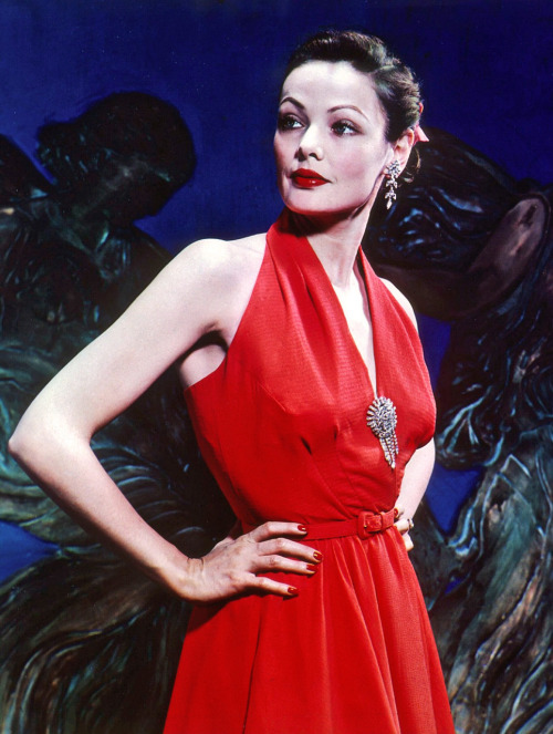 vintagegal:  Some of my favorite ladies in red. Rita Hayworth, Elizabeth Taylor and Ava Gardner. Brigitte Bardot, Lana Turner and Jayne Mansfield. Vivien Leigh, Audrey Hepburn and Gene Tierney. 