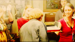 whywontyoutalkaboutit:  Rupert celebrating his birthday on set 