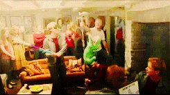 whywontyoutalkaboutit:  Rupert celebrating his birthday on set 