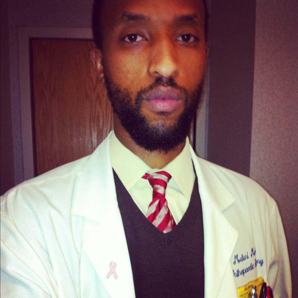 The doctor&rsquo;s in the building&hellip;disrobe please 😜 [no shave November