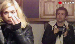  Billie and David about to light the Cardiff Christmas lights Just look at how he’s