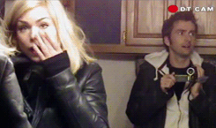  Billie and David about to light the Cardiff Christmas lights Just look at how he’s watching her… *swoon* 