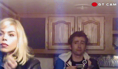  Billie and David about to light the Cardiff Christmas lights Just look at how he’s watching her… *swoon* 