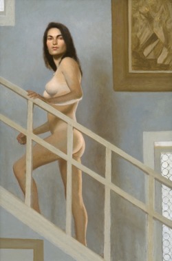 Bo Bartlett, The Nude Ascending the Staircase