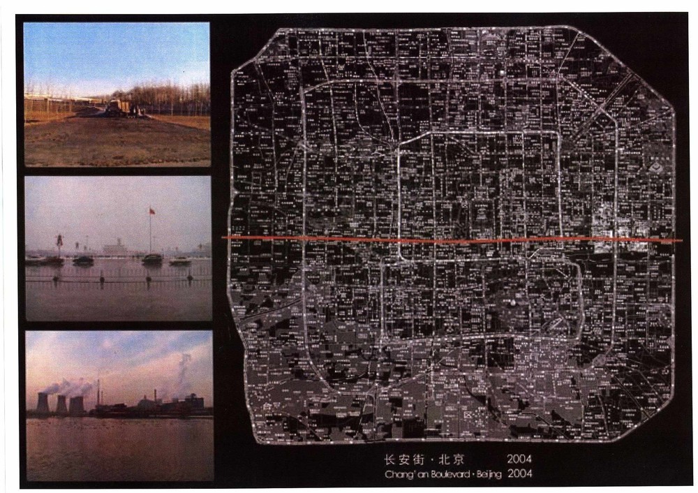 Ai Weiwei’s long video, Chang’an Boulevard, describes the main traffic concourse that crosses the Chinese capital, through fixed, one-minute long shots carried out in 50 meters intervals. (via Art PR Wire)