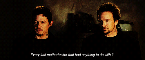 tellerings-blog:  Father Sibeal MacManus: Exactly, what do you intend to do?  Murphy MacManus: Every last motherfucker that had anything to do with it. 