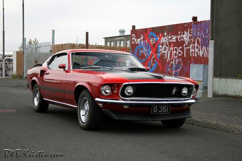 musclecarblog:  Ford Mustang Mach-1 ´69 by B&B Kristinsson on Flickr. 