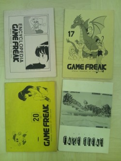 olias:  fuckyeahbetapokemonart:  Game Freak, the group of people responsible for the Pokemon series, didn’t always make videogames-they started off as a small doujin circle(Fanmade magazines and comic book authors) in the 1980s, their doujinshi usually