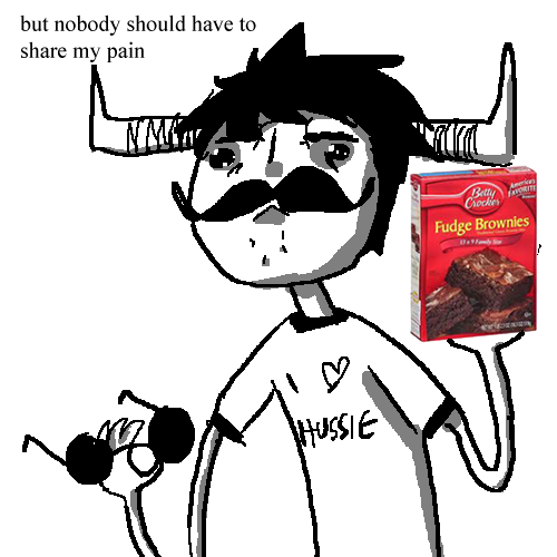 kingcheddarxvii:Homestuck. It’s a gift and a curse.I don’t actually own Tavros horns or an “I love H