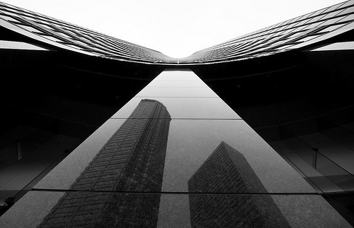 black-and-white:  The Dark Tower (by Aaron Eakin) 