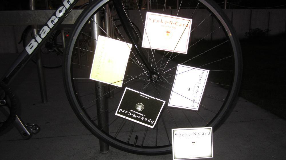 Reflective Bicycle Spoke Cards Set of 4 Bike Citizens