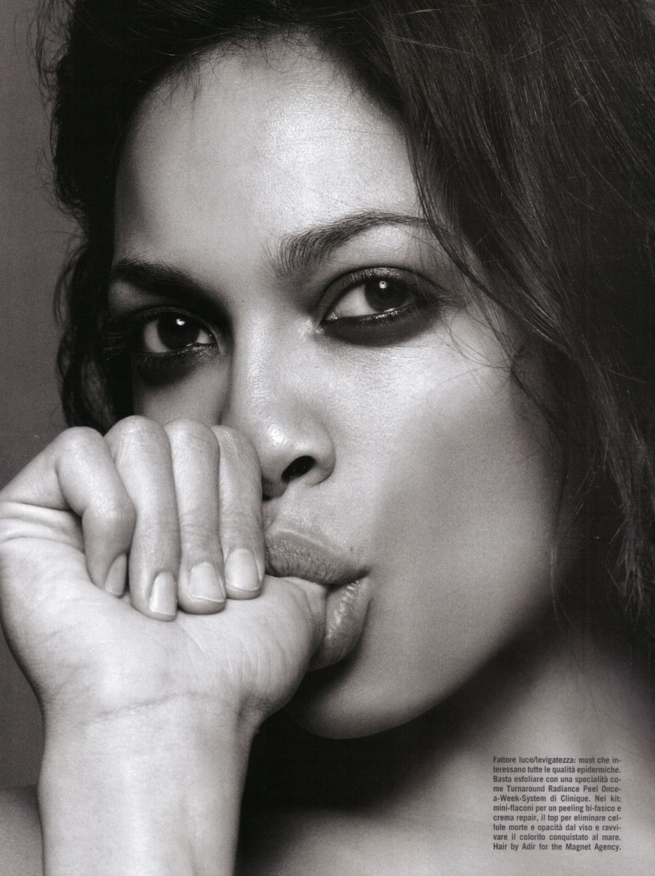 Rosario Dawson by Greg Kadel for Vogue Italia, July 2009