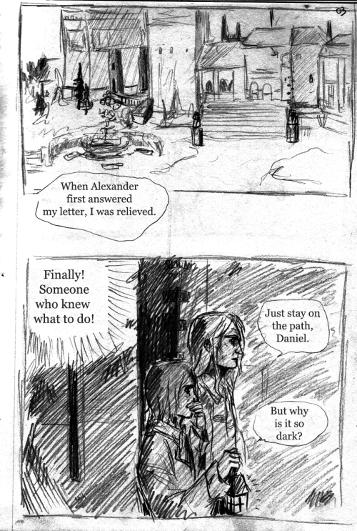 luckyblackcatxiii:thecrashsite:Pages 1-10 of the Amnesia the Dark Descent sketch comic I drew last y