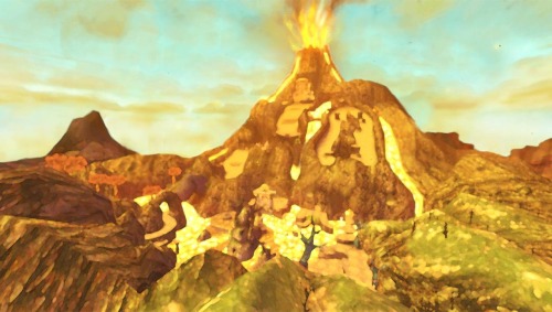 The World of Skyward Sword(tumblr limited the photo count so the I had to cut the volcano area)