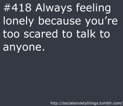 Social Anxiety Things