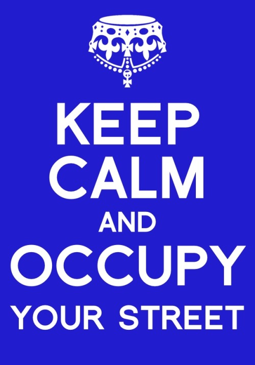 keep calm and occupy