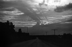 Sun setting, Kentucky photo by Peter Stackpole,