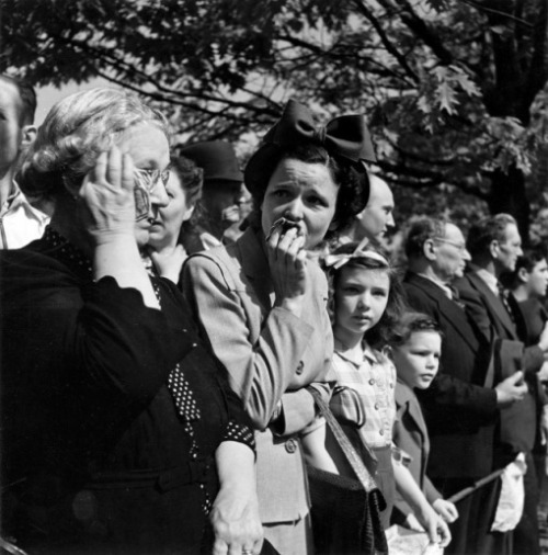 Wayne Miller, Franklin D. Roosevelt Funeral, 1945