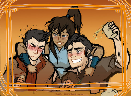 instrumentalsftw:isaia:Korra fanart for mah buddy Booter-freak! Mako you are such a lightweightw.jfl