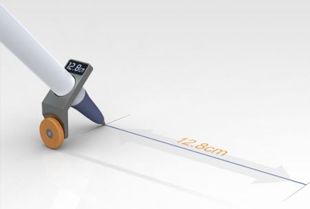 designoclock:  Giha Woo designed a pen attachment that can help you draw straight