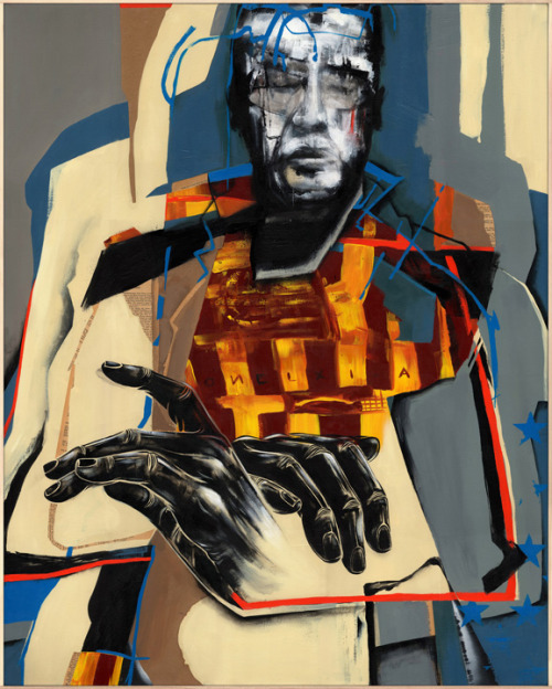 iheartmyart:  Kinsey, Oligarchy, 2011, mixed media on canvas, 50 x 40 inches 