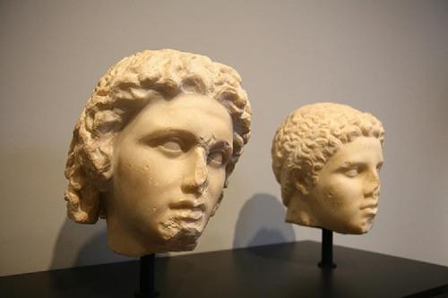 ancient-soul:Alexander the Great and Hephaestion, at the Getty Villa Museum in Malibu, California