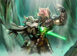 ganonbashsix:  yoda hunter of hunter