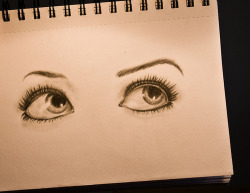 travisromero:  Maybe one day I’ll draw eyes like that…haha 