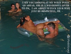 cuckoldcaptilns:  look out, torpedo heading your way  hehe. I like this B