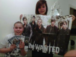 ismile-atmyenemies:  My god sister has undergone chemotherapy again, she has been diagnosed with leukaemia for the 3 rd time in her life, she’s 11 now, The Wanted heard about her case, having undergone treatment, they sent her signed gifts including: