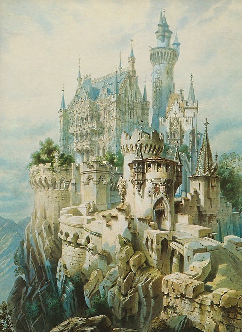 melancholykaiserin:Falkenstein Castle.The castle King Ludwig II of Bavaria would’ve built if h