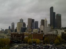 Brian Franada   One of the many views from Century Link. -This is how Seattle looks everyday ever since day light saving. 