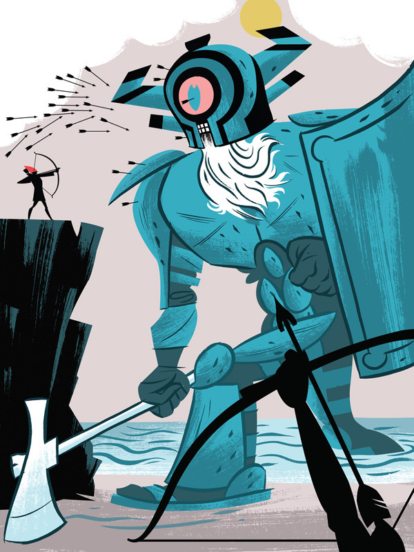 foolproofstuff:  theimages:  Collapsible Mythology, Daniel Krall  Very cute! I love