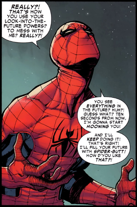derinthemadscientist:incubus-arrow:thegoodsonisbad:spiderman is literally the perfect superhero imod