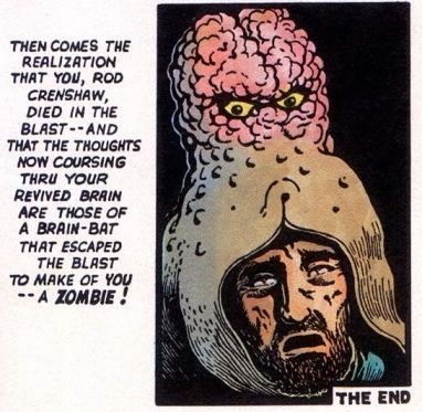 goodlordchoke:  “Brain Bats of Venus,” from Mr. Mystery #7 (Spetember 1952) The great Basil Wolverton, ladies and gents! 