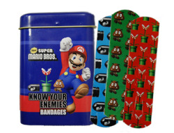 it8bit:  Mario and PacMan Bandaids Available