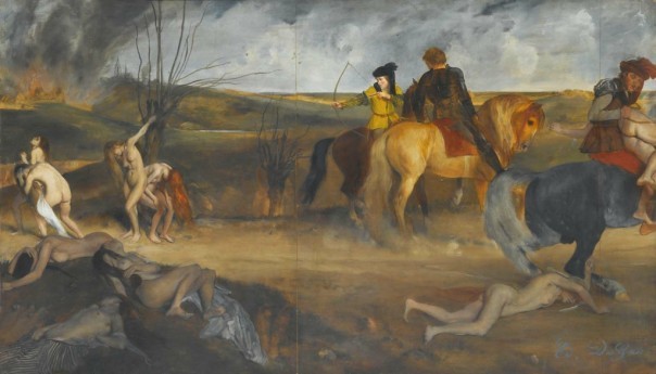 Edgar Degas, Scene of War in the Middle Ages, 1863-65.