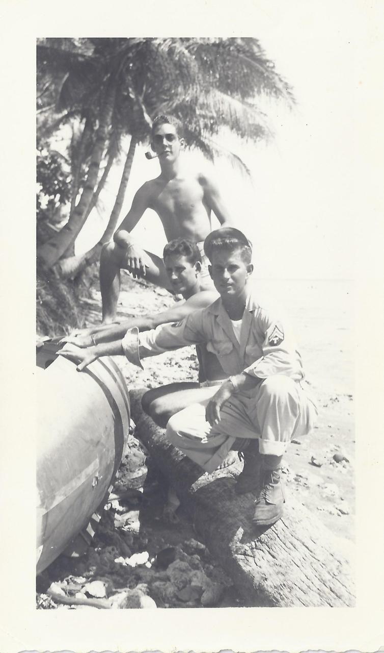 Grandpa and his friends while posted in the Phillipines during WW2