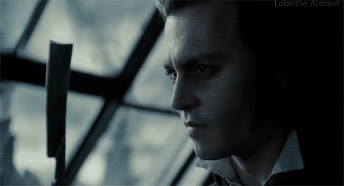 godessofhell:  Sweeney Todd   That blade&hellip;..give it to me!