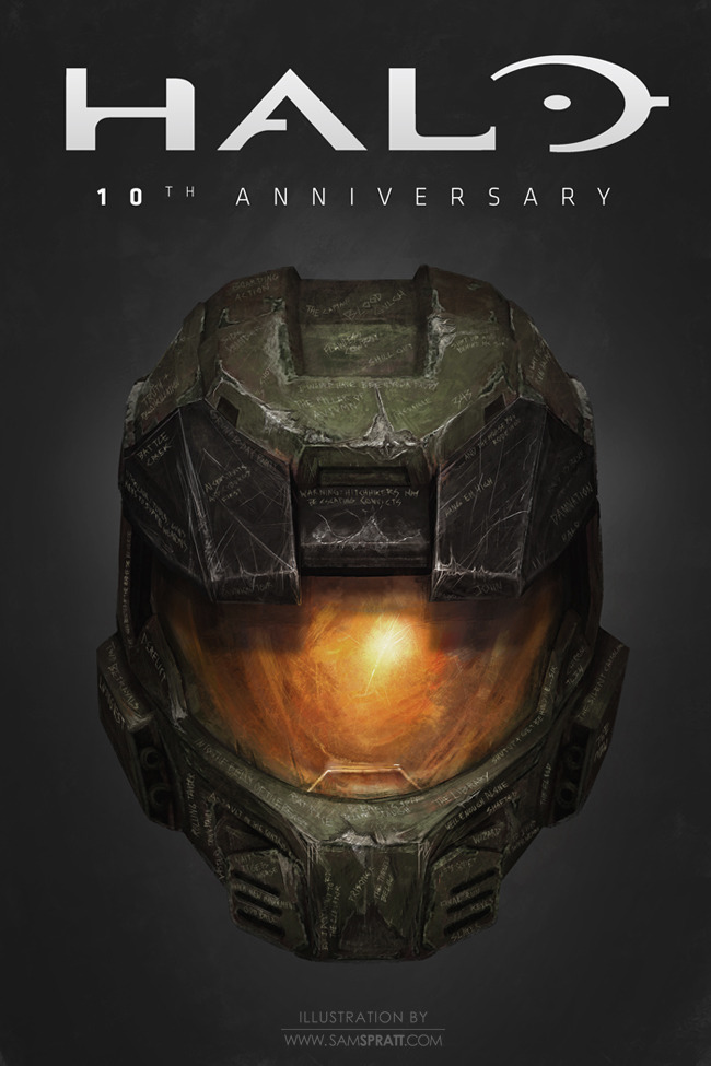 In honor of Halo: Combat Evolved Anniversary being released today, Sam Spratt put his awesome style into the legendary Master Chief.
“I don’t game often these days despite a love for the art form. However, back when I was a young teen, I can’t even...
