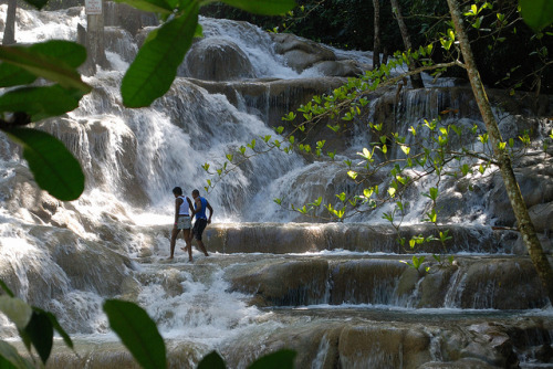 photo by sklachkov on Flickr.Dunn&rsquo;s River Falls is a famous waterfall near Ocho Rios, Jamaica 