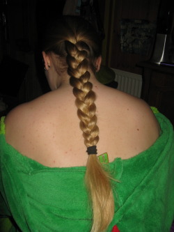 Boyfriend braided my hair. Looks nice eh?