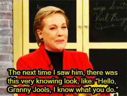lejazzhot:Julie Andrews sharing a sweet story about her grandson Sam, on The Rachael Ray Show.