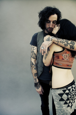  “Brandon and I shot by the sweet Alexandra Valenti, in Austin TX.”  