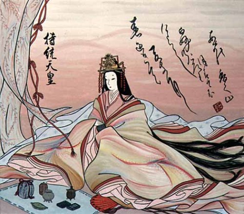 pamandjapan:
“ 持統天皇 (Empress Jito)
Jito-tenno was the 41st emperor in Japan. Her reign spanned the years from 686 through 697. She’s the third out of eight women who took on the role of emperor in Japanese history. She took responsibility for court...