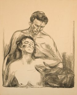 amare-habeo:  Edvard MUNCH (1863-1944) Two people, 1920 